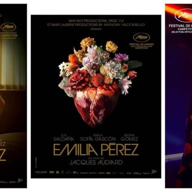 Cannes 2024, sarà Palma d'Oro per il musical trans-gangster Emilia Pérez di Jacques Audiard? - Emilia perez poster 1 - Gay.it Blog